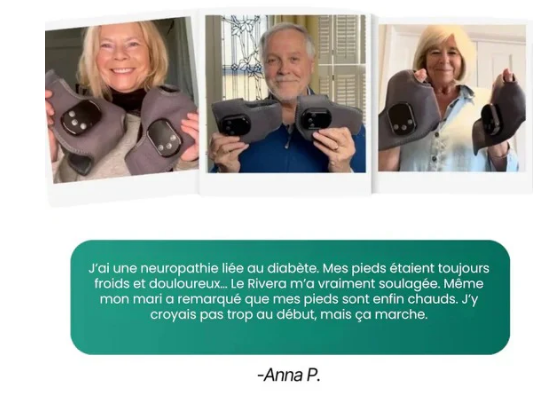 Thermomasseur dites adieu à la neuropathie et aux douleurs aux pieds